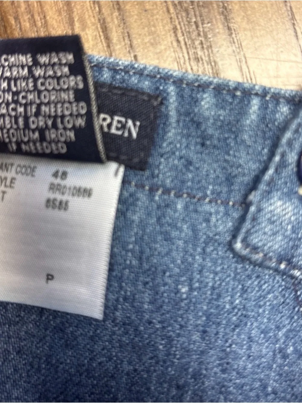 Vintage 90s/early Y2K Ralph Lauren Polo Bear denim dress